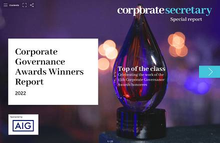 Special Report: Corporate Governance Awards 2022